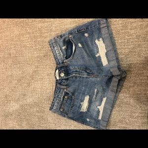 Denim shorts
